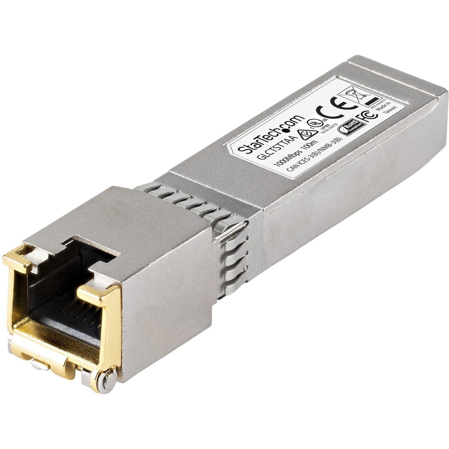 StarTech.com Cisco GLC-T Compatible SFP Module, 1000BASE-T, 1GE Gigabit Eth