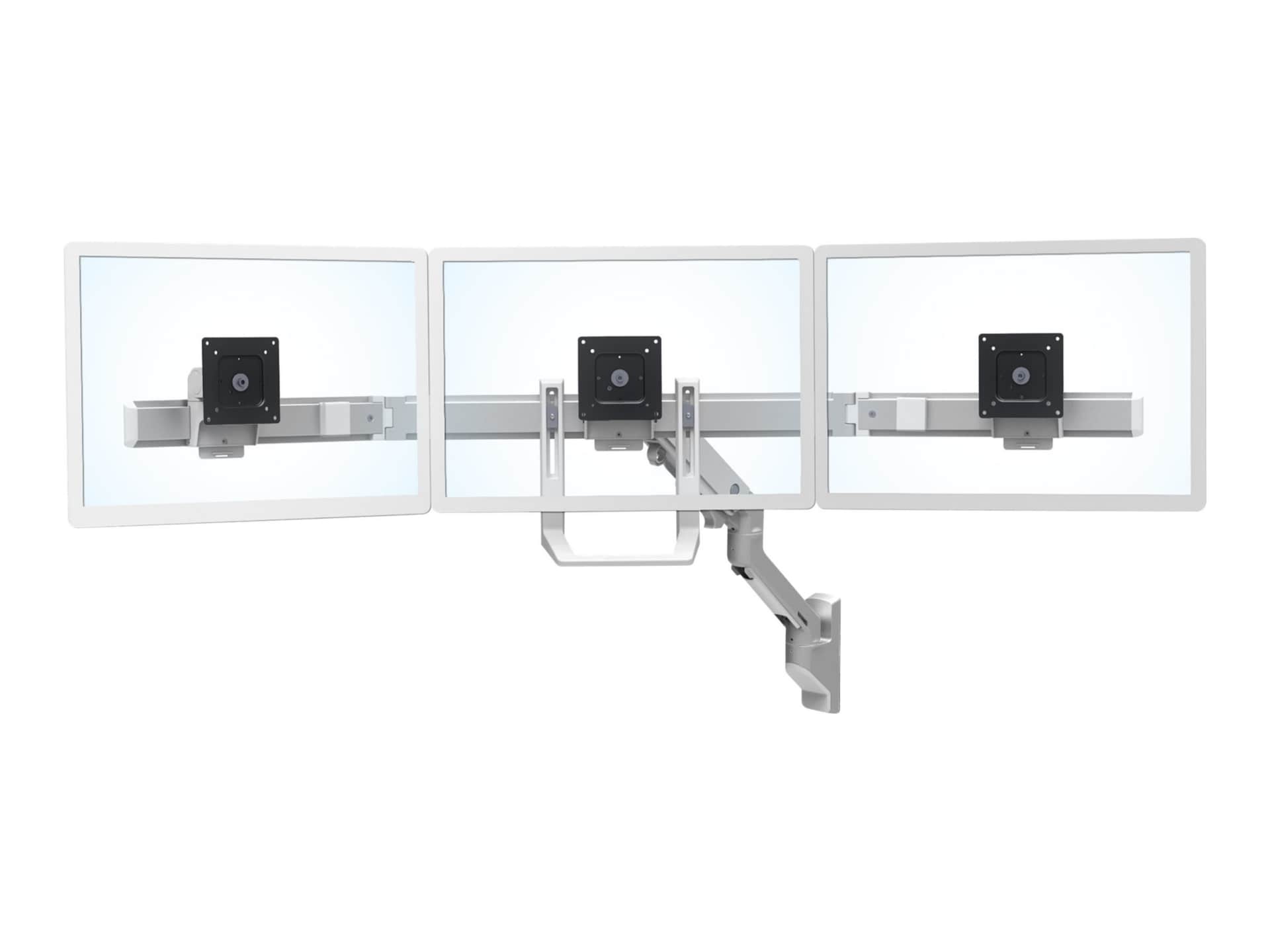 Ergotron HX Triple Monitor Bow Kit composant de montage - pour 3 moniteurs - aluminium poli