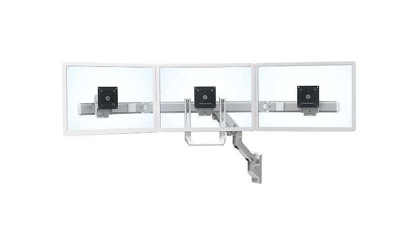 Ergotron HX Triple Monitor Bow Kit composant de montage - pour 3 moniteurs - aluminium poli