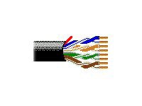 Belden 2412 Multi-Conductor - bulk cable - 1000 ft - white