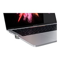 Compulocks Ledge Lock Adapter for MacBook Pro with Touch Bar 13" & 15" and Keyed Cable Lock - security slot lock adapter