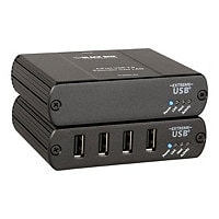 Black Box USB 2.0 over CAT5 / or LAN Extender, 100meter, 480mbps, 4-Port