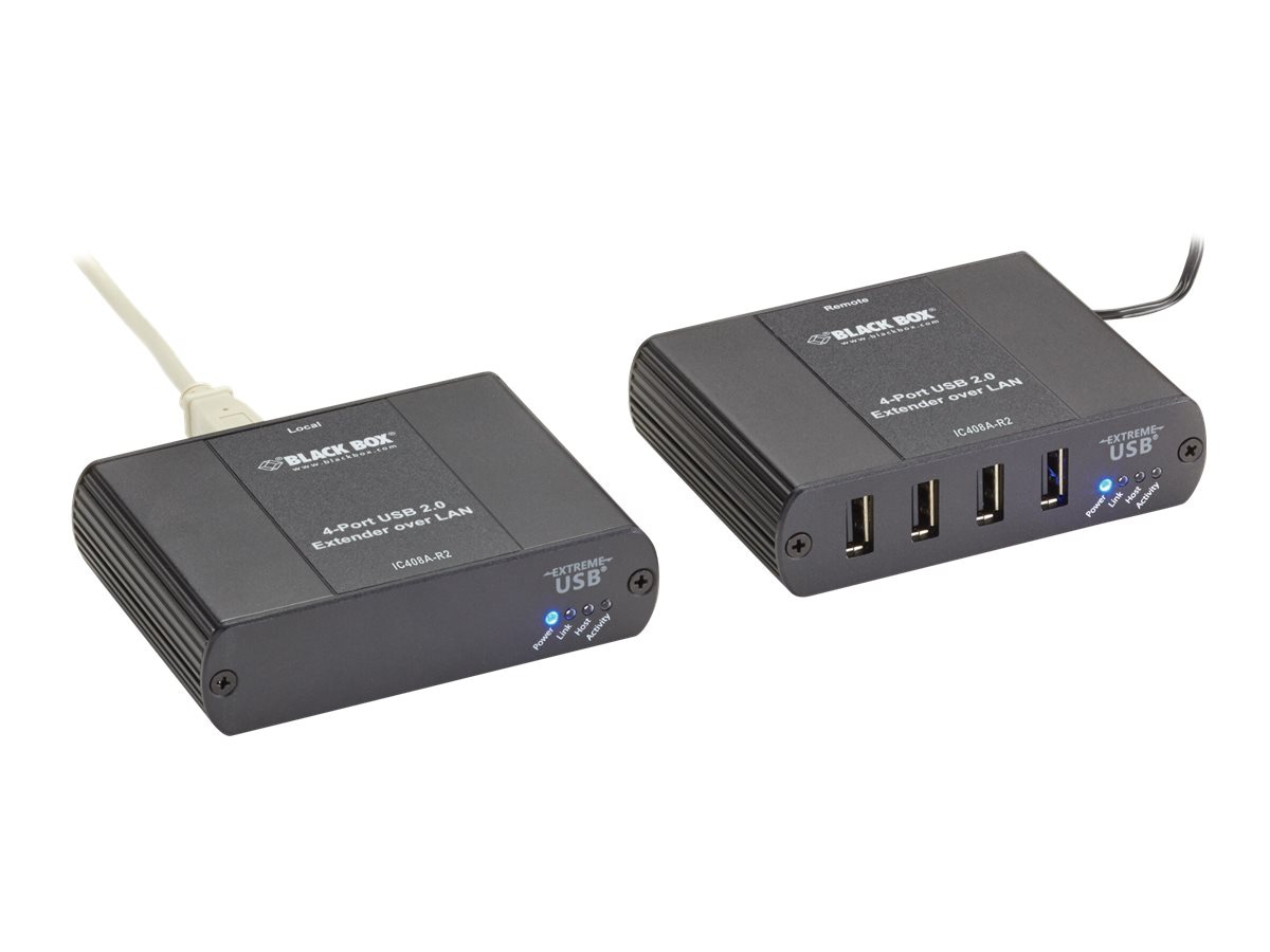 Thumbnail 2 of 3 for Black Box USB 2.0 Extender LAN, 4-Port - USB extender