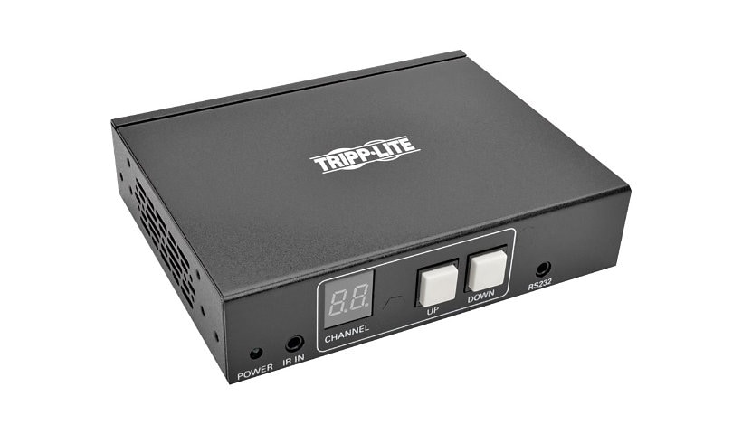 Tripp Lite DisplayPort Audio/Video with RS-232 Serial and IR Control over IP Receiver, 1920 x 1080 (1080p) @ 60 Hz, 328