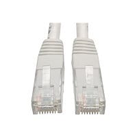 Eaton Tripp Lite Series Cat6 Gigabit Molded (UTP) Ethernet Cable (RJ45 M/M), PoE, White, 3 ft. (0.91 m) - patch cable -