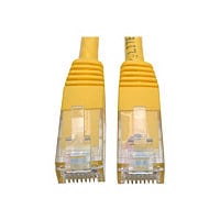 Eaton Tripp Lite Series Cat6 Gigabit Molded (UTP) Ethernet Cable (RJ45 M/M), PoE, Yellow, 5 ft. (1.52 m) - patch cable -