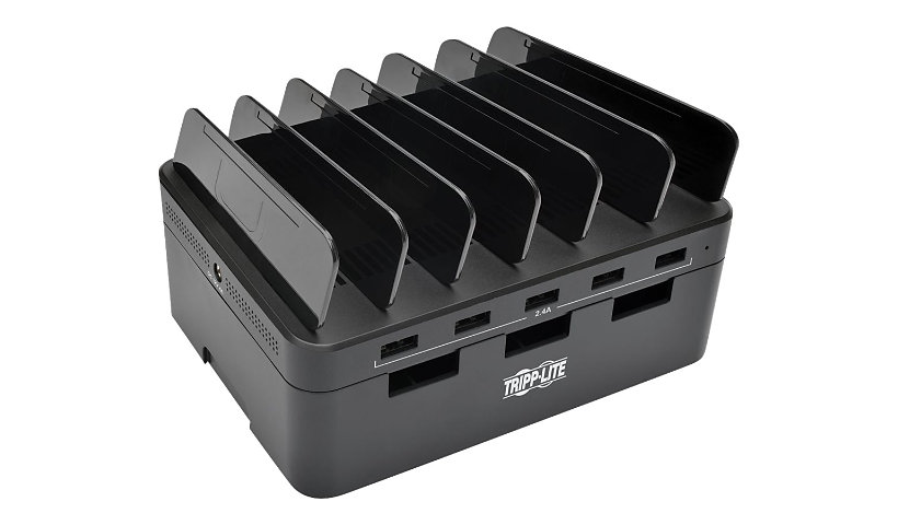 Tripp Lite 5-Port USB Fast Charging Station Hub with Built-In Device Storage, 12V 4A (48W) USB Charger Output power