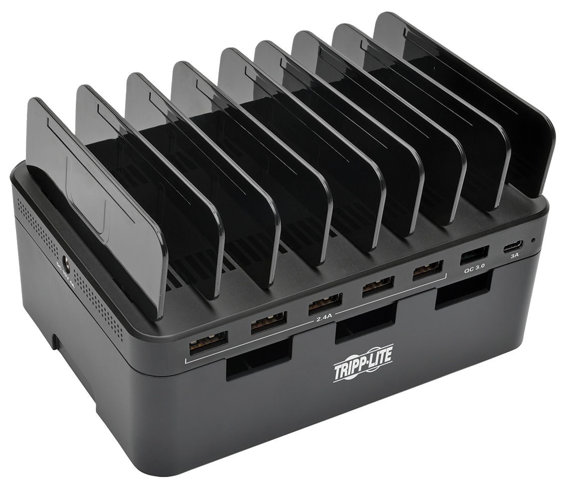 Tripp Lite USB Charging Station Hub 7-Port, 1 USB C Port w/Quick Charge 3.0