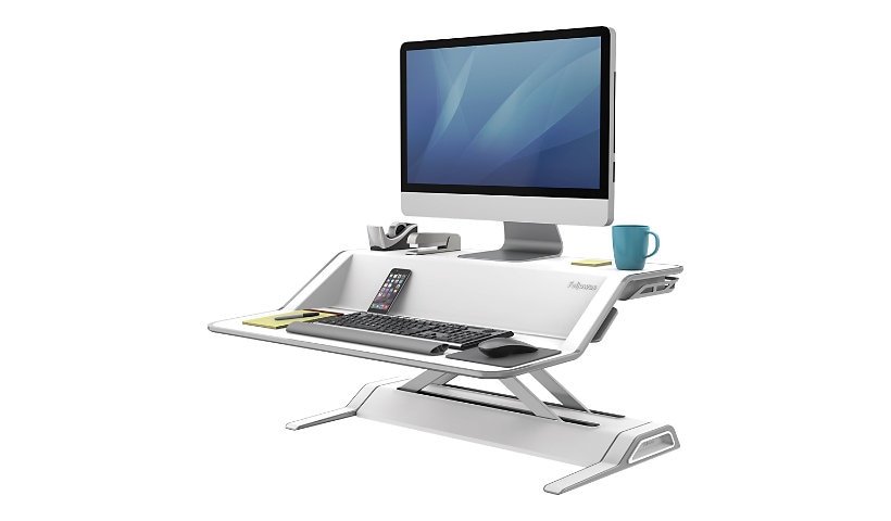Fellowes Lotus Sit-Stand Workstation - stand (Waterfall)