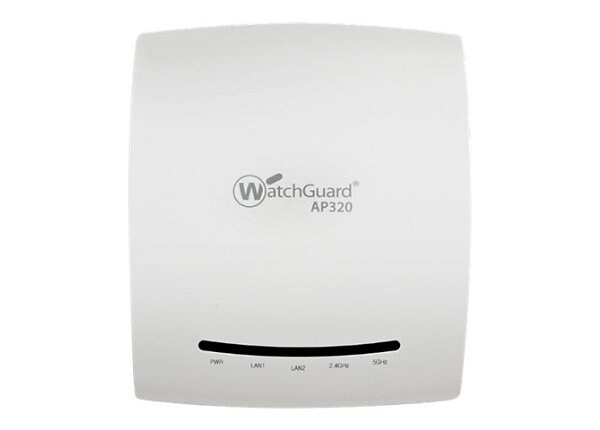 WatchGuard AP320 - wireless access point - WatchGuard Trade-Up Program - with 3 years Total Wi-Fi