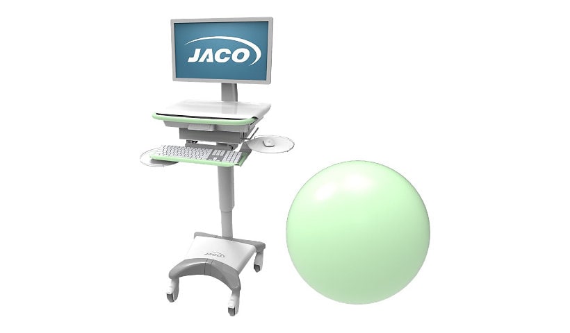 JACO Customization, Accent Color, Pastel Green, RAL6019, Antimicrobial Powder Coat, Smooth Gloss - setup fee