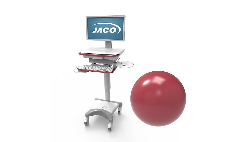 JACO Customization, Accent Color, Ruby Red, RAL3003, Antimicrobial Powder Coat, Smooth Gloss - setup fee