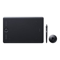 Stylo et tablette Intuos Pro de Wacom moyenne Touch-BT, USB-C – noire, stylo Pro 2