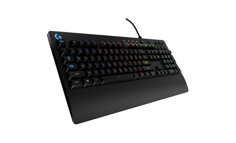 Logitech G213 Prodigy Gaming Keyboard Wired RGB Backlit Keyboard with  Mech-dome Keys, Palm Rest, Adjustable Feet,