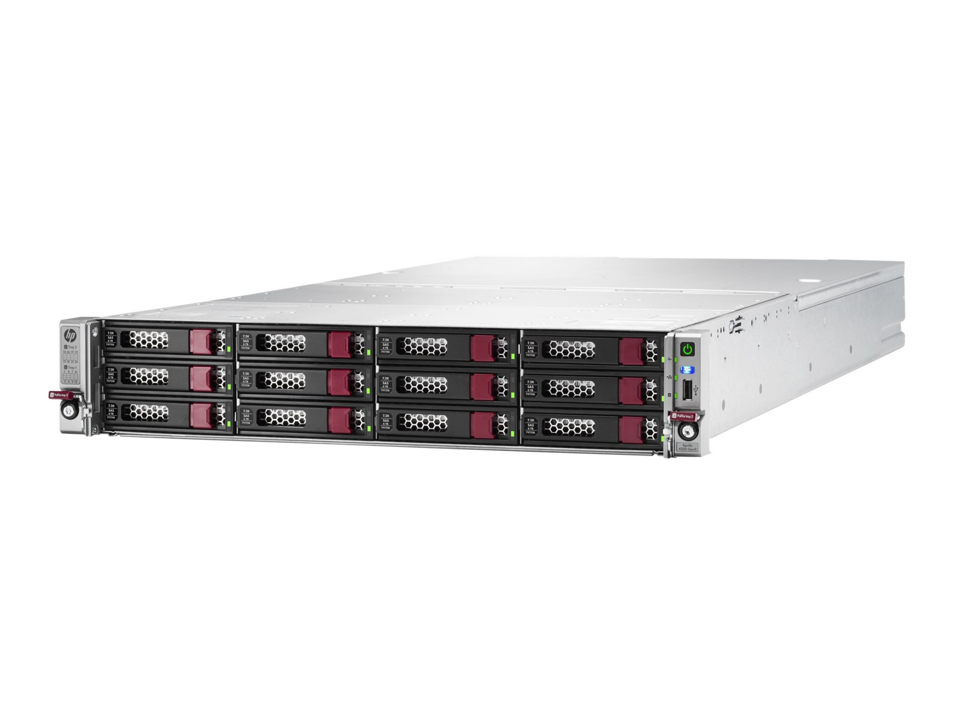 HPE Apollo 4200 Gen9 - rack-mountable - Xeon E5-2620V4 2.1 GHz - 16 GB - 0 GB