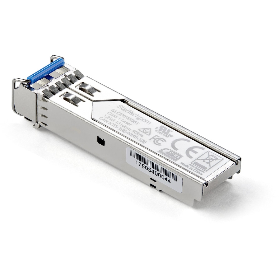 Thumbnail 3 of 4 for StarTech.com Cisco GLC-EX-SMD Compatible SFP Module - 1000BASE-EX - 1GE Gigabit Ethernet SFP 1GbE Single Mode Fiber SMF