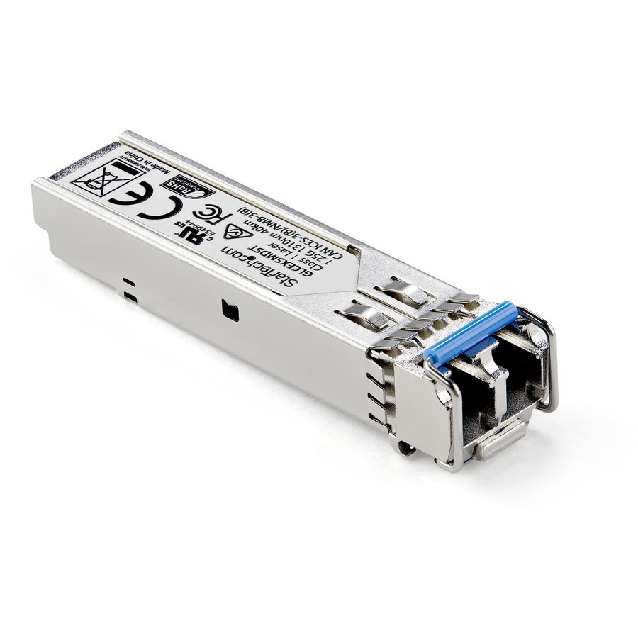 Thumbnail 4 of 4 for StarTech.com Cisco GLC-EX-SMD Compatible SFP Module - 1000BASE-EX - 1GE Gigabit Ethernet SFP 1GbE Single Mode Fiber SMF