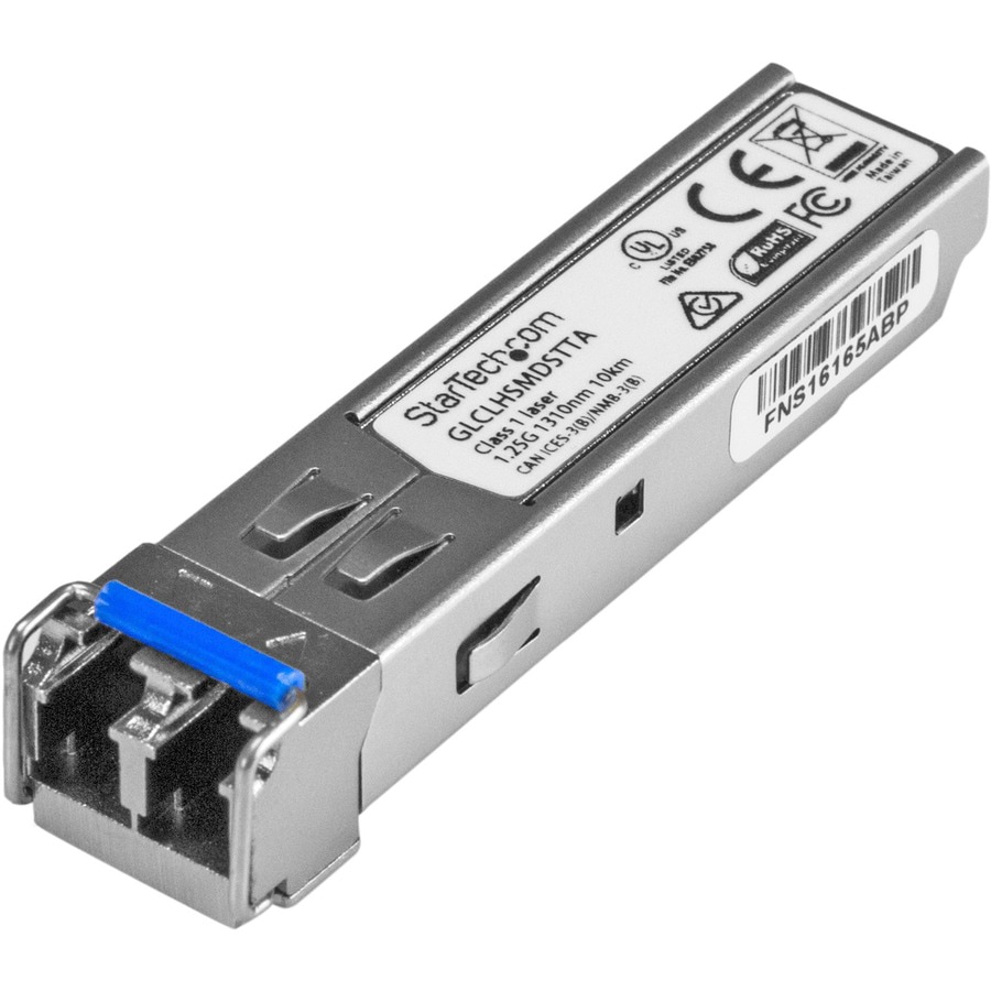 StarTech.com Cisco GLC-LH-SMD Compatible SFP Module - 1000BASE-LX/LH - 1GbE SMF/MMF Transceiver 10km