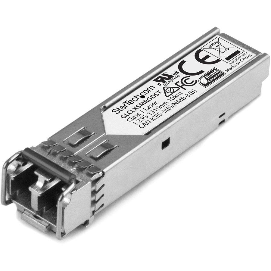 StarTech.com Cisco GLC-LX-SM-RGD Compatible SFP Module - 1000BASE-LX - 1GbE SMF Transceiver 10km