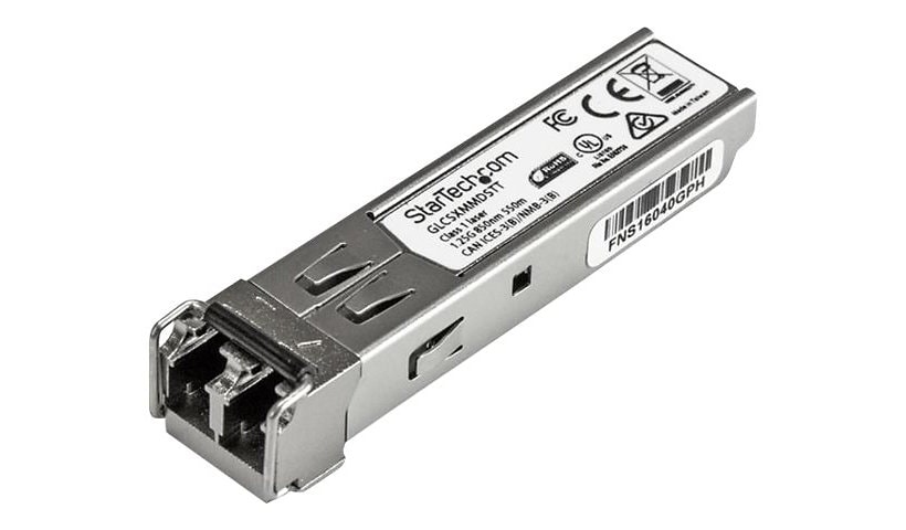 StarTech.com Cisco GLC-SX-MMD Compatible SFP Module - 1000BASE-SX - 1GbE MMF Transceiver 550m