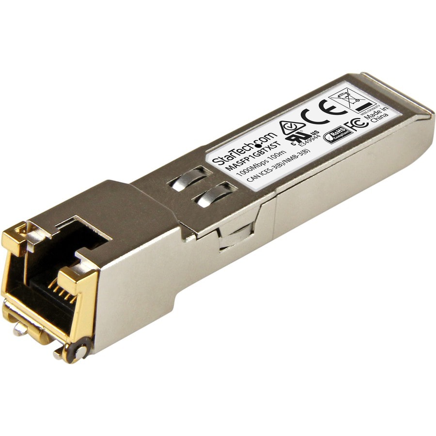 StarTech.com Cisco Meraki MA-SFP-1GB-TX Comp. SFP Module - 1000BASE-T - 1GbE Copper Transceiver 100m