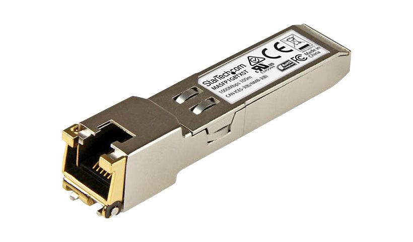 StarTech.com Cisco Meraki MA-SFP-1GB-TX Comp. SFP Module - 1000BASE-T - 1GbE Copper Transceiver 100m