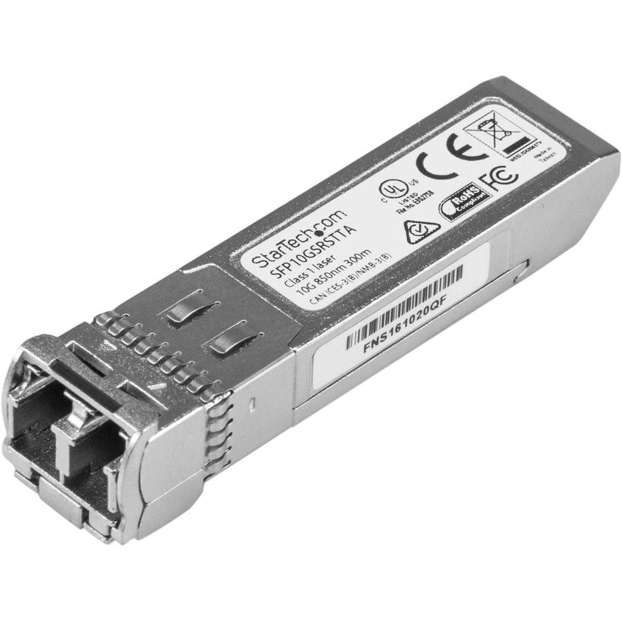 StarTech.com Cisco SFP-10G-SR-S Comp. SFP+ Module, 10GBASE-SR, 10GE Gigabit Ethernet SFP+ 10GbE Multimode Fiber MMF TAA
