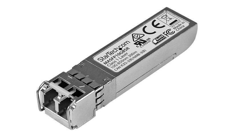 StarTech.com Cisco Meraki MA-SFP-10GB-SR Comp. SFP+ Module - 10GBASE-SR - 10GbE Gigabit Ethernet Multimode Fiber MMF