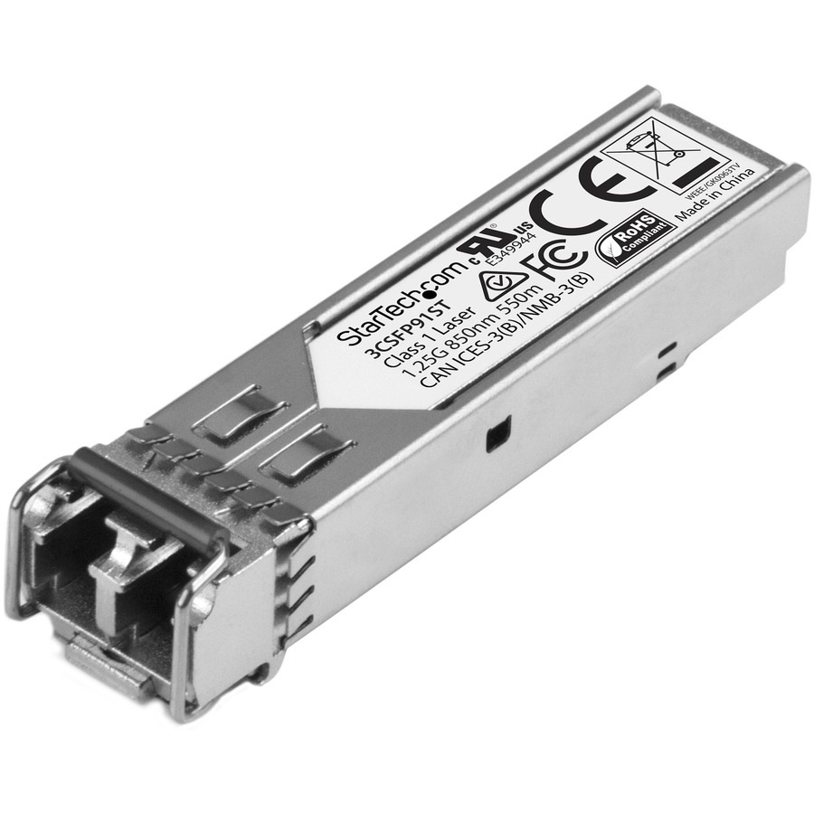 StarTech.com HPE 3CSFP91 Compatible SFP Module - 1000BASE-SX - 1GE Gigabit