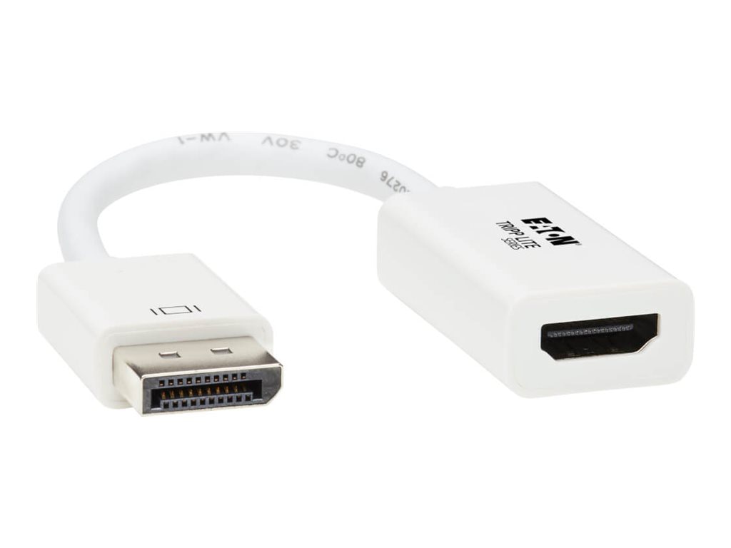 Tripp Lite DisplayPort to HDMI Adapter Converter Active M/F UHD 4K 6in 6"