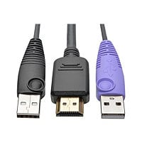 Tripp Lite HDMI USB Server Interface w/Virtual Media & CAC for B064 KVMs TAA - KVM / USB extender - TAA Compliant