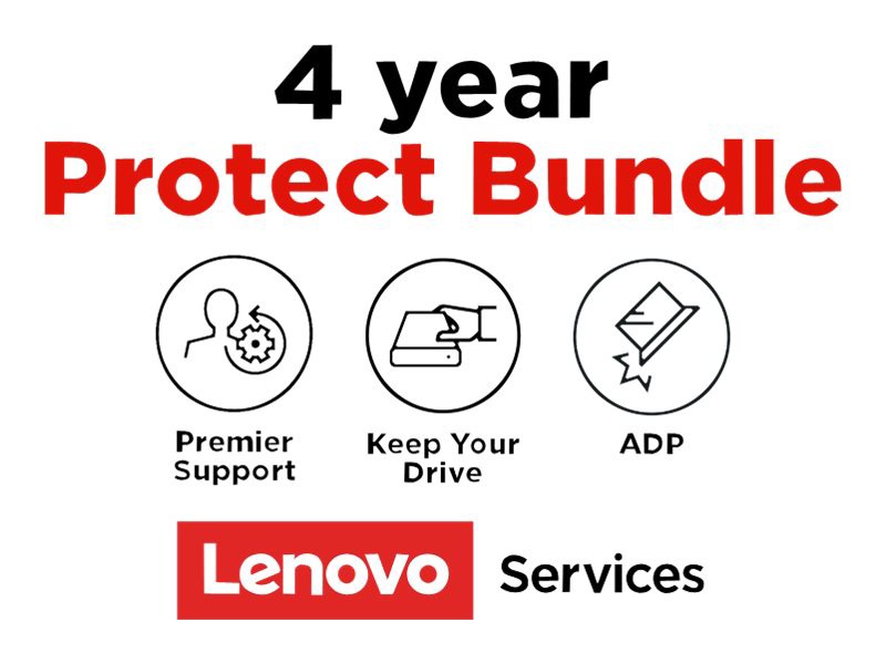Lenovo Onsite + Accidental Damage Protection + Keep Your Drive + Premier Support - extended service agreement - 4 years