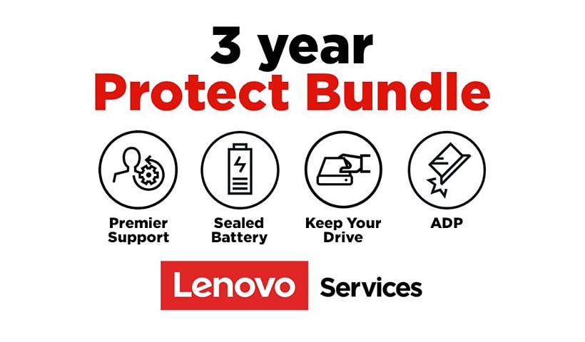 Lenovo Onsite + Accidental Damage Protection + Keep Your Drive + Sealed Battery + Premier Support - extended service