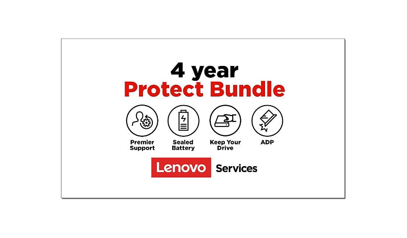 Lenovo Onsite + Accidental Damage Protection + Keep Your Drive + Sealed Battery + Premier Support - extended service