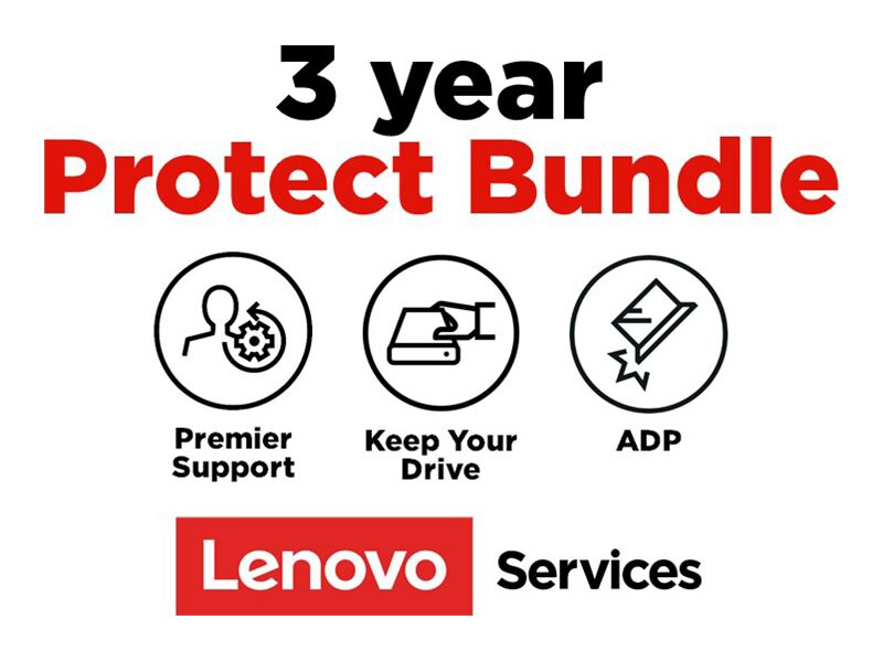 Lenovo Onsite + Accidental Damage Protection + Keep Your Drive + Premier Support - extended service agreement - 3 years