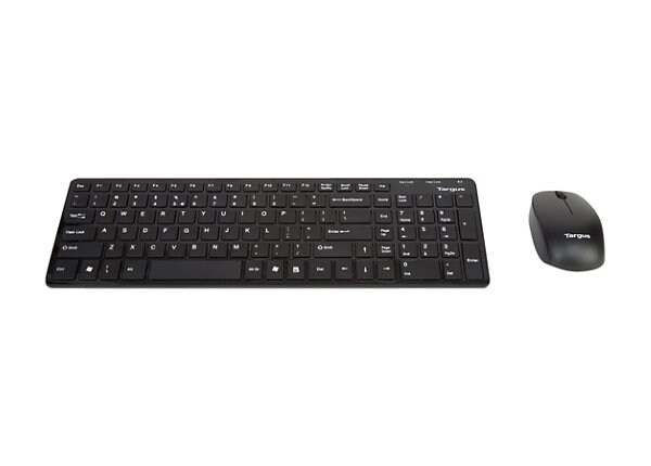 Targus Wireless Mouse and Keyboard Combo - keyboard and mouse set - black