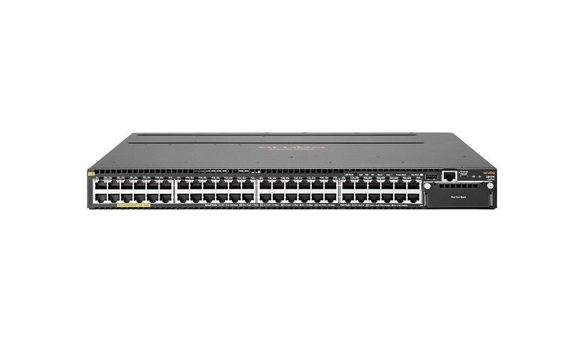 HPE Aruba 3810M 48G PoE+ 4SFP+ 1050W - switch - 48 ports - managed - rack-mountable