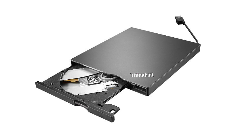 Lenovo ThinkPad UltraSlim USB DVD Burner - DVD±RW (±R DL) / DVD-RAM drive - SuperSpeed USB 3.0 - external