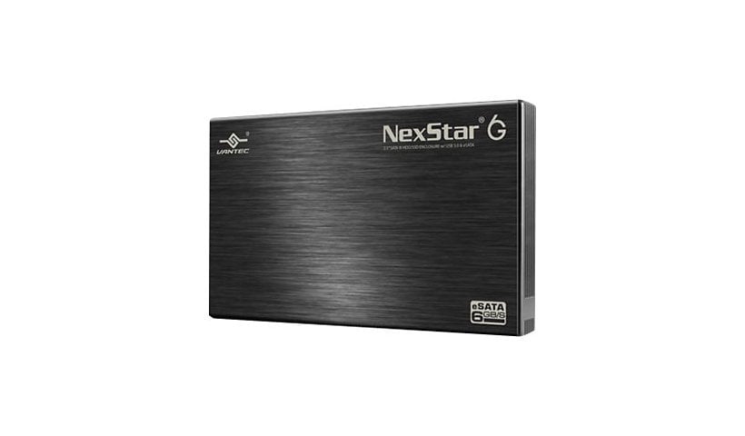 Vantec NexStar 6G NST-266SU3-BK - storage enclosure - SATA 6Gb/s - eSATA, U