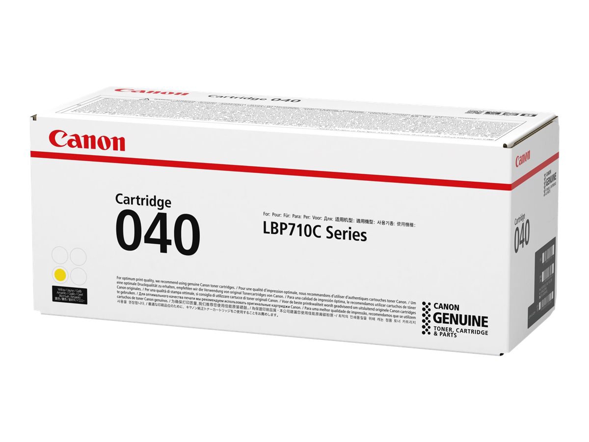 Canon 040 - yellow - original - toner cartridge