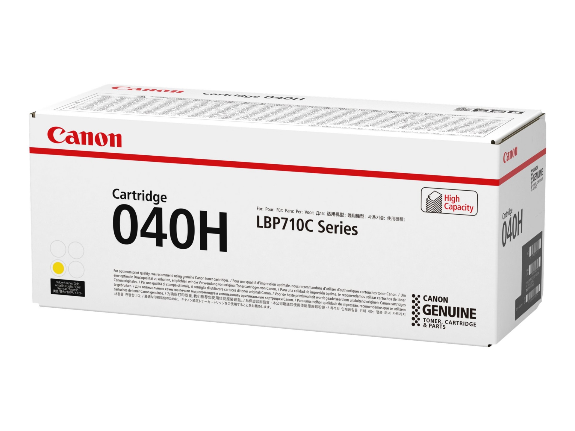 Canon 040 H - High Capacity - yellow - original - toner cartridge