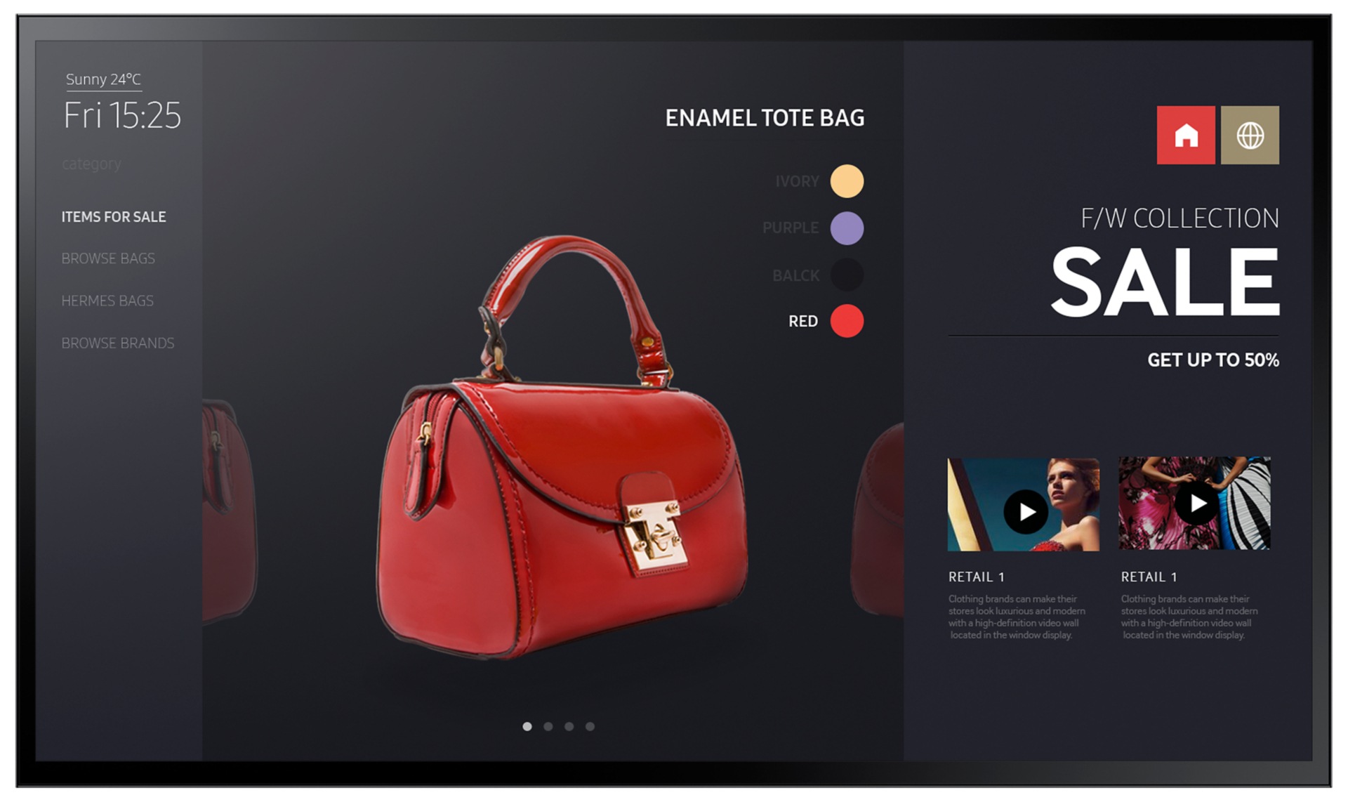 Samsung PM55F-BC PMF-BC Series - 55" LED-backlit LCD display - Full HD