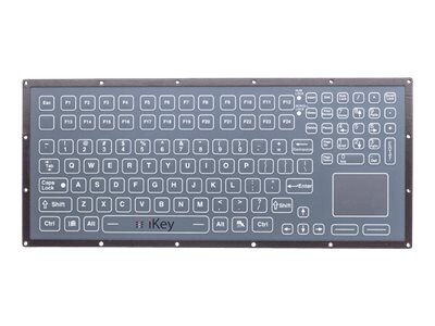 iKey KYB-5K-MEM-TP - keyboard - with touchpad