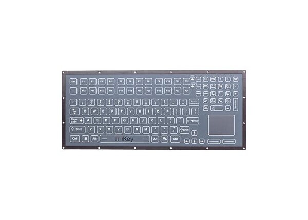 iKey KYB-5K-MEM-TP - keyboard - with touchpad