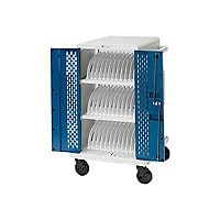 Bretford Core M Charging Cart cart - for 24 tablets / notebooks - topaz, co