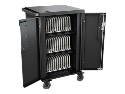 Bretford CoreX Charging Cart cart - for 36 tablets / notebooks - black