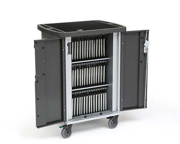 Bretford EVER 30 Devices AC 270 Degree Front Doors Charging Cart