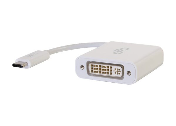 C2G USB-C TO DVI ADAPTER WHITE