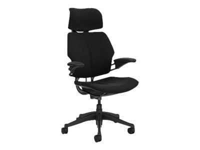 Humanscale Freedom Headrest - chair - nylon, polyurethane foam, Duron plastic - graphite, lotus black
