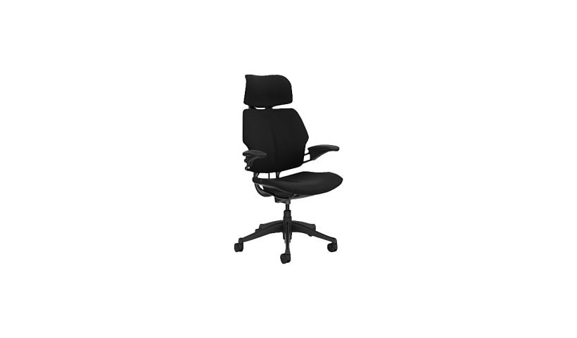 Humanscale Freedom Headrest - chair - nylon, polyurethane foam, Duron plastic - graphite, lotus black